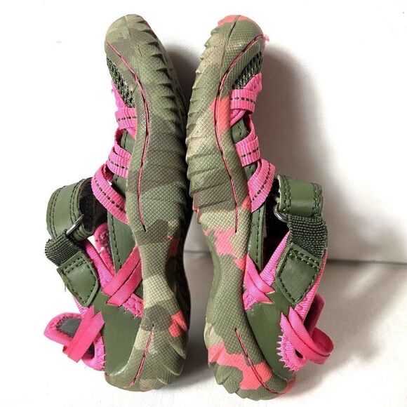 JAMBU Kids Camo/Pink Dusk Sneaker Rubber Fabric Sandals Little Girl's Size 8M - Picture 5 of 7